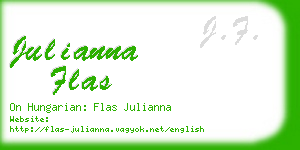 julianna flas business card